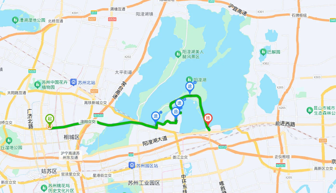 驾车苏州阳澄湖半岛旅游度假区4K-10