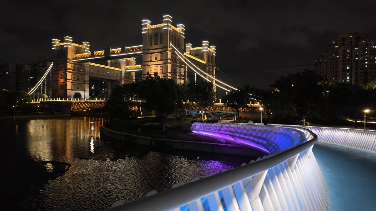 CityWalk晚饭后溜达-苏州小外滩，活力体育公园，元和塘公园，伦敦桥、蠡口桥 11