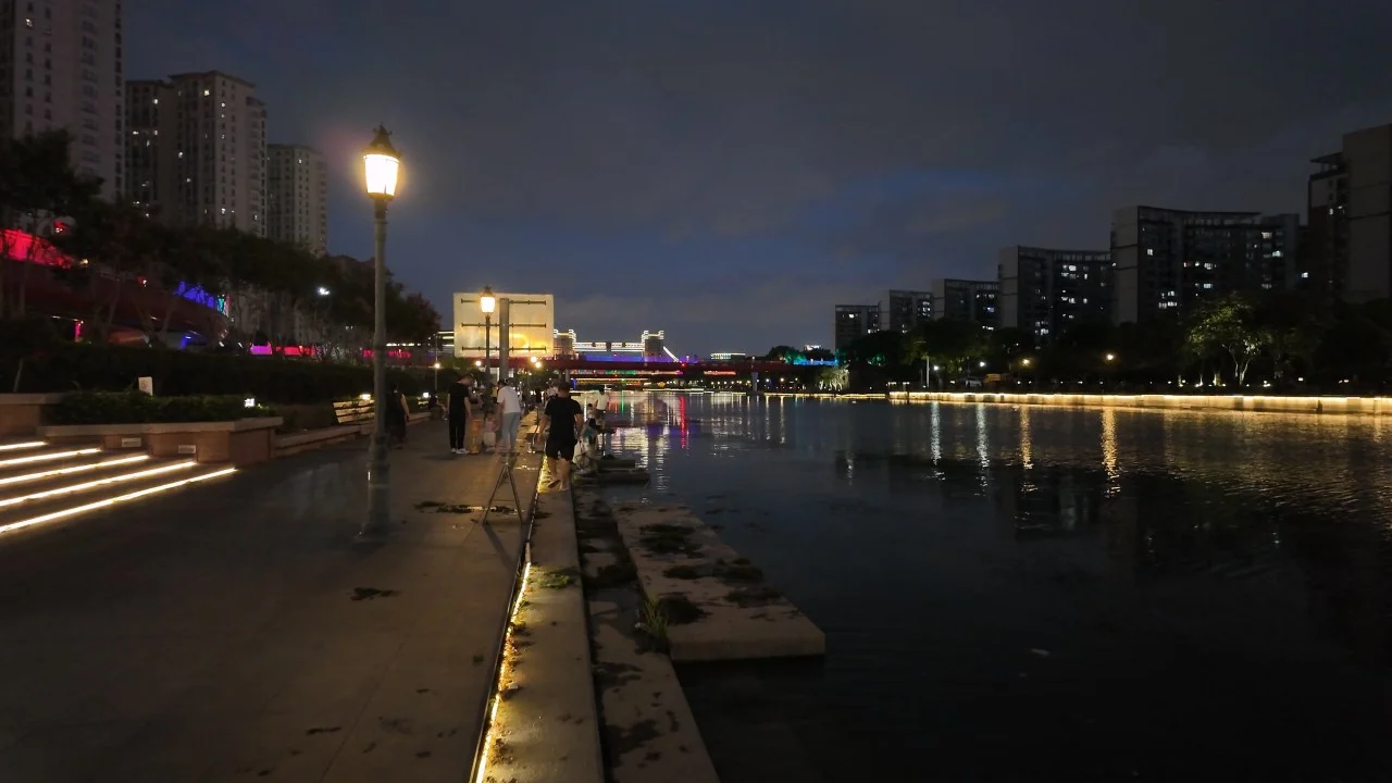 CityWalk晚饭后溜达-苏州小外滩，活力体育公园，元和塘公园，伦敦桥、蠡口桥 6