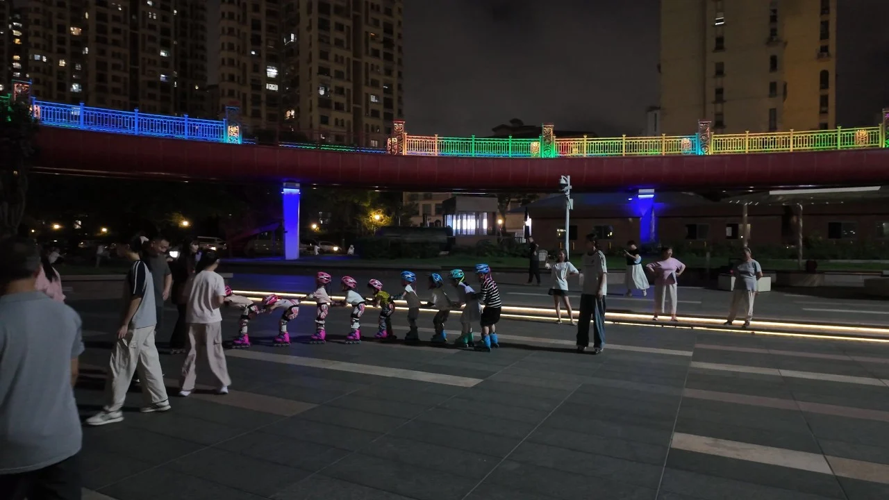 CityWalk晚饭后溜达-苏州小外滩，活力体育公园，元和塘公园，伦敦桥、蠡口桥 8